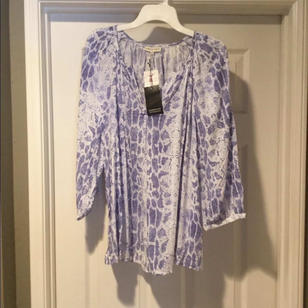 Snake print blouse